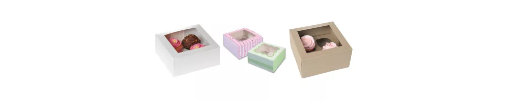 4er Cupcake-Boxen
