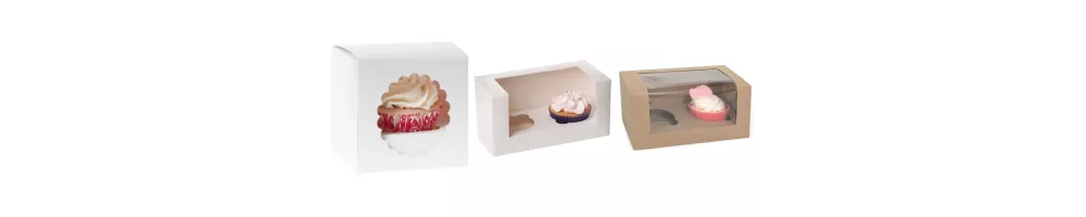 Boîtes à 1 et 2 cupcakes