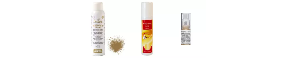 Food colour sprays