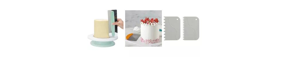 Cake smoothers & decorating combs