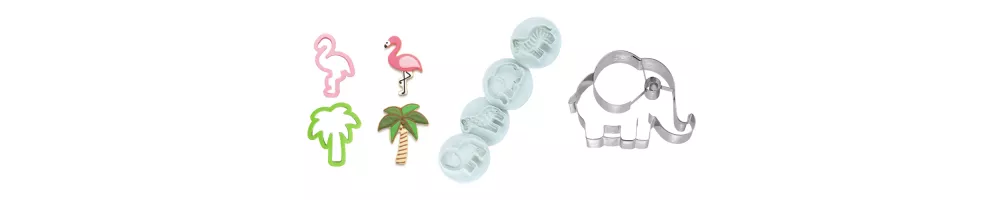 Zoo & jungle animal cookie cutters