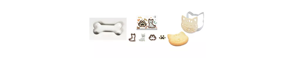 Emporte-pièces chiens, chats & animaux domestiques