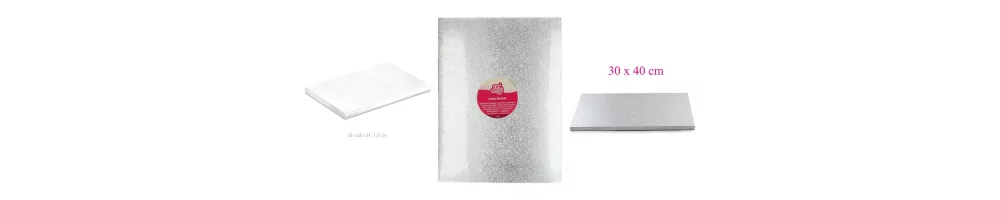 Rectangular cake boards