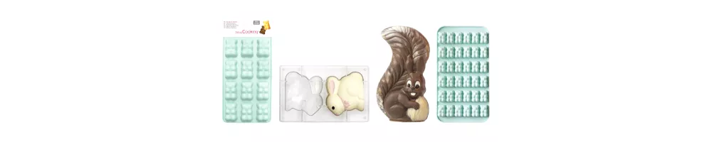3D-Schokoladenformen & Figuren
