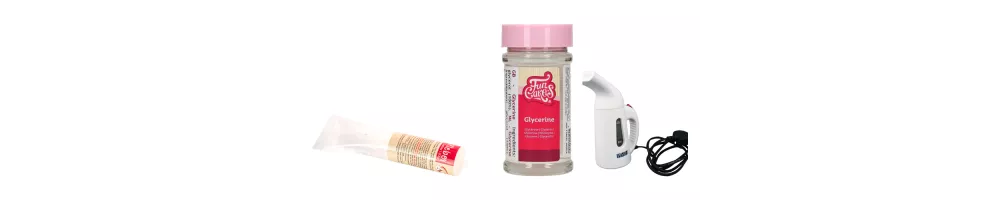 Colla alimentare e ausili per fondant