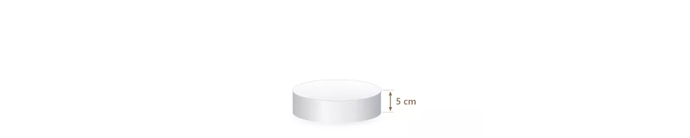 Tortendummys 5 cm hoch