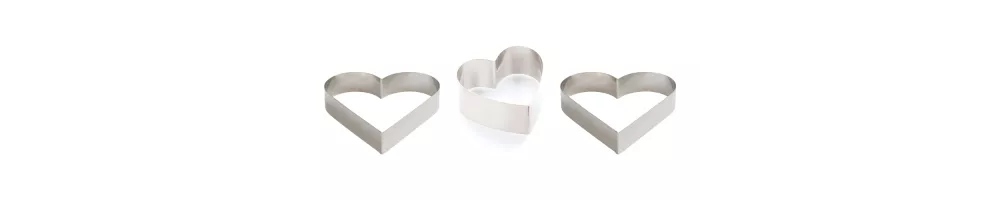 Heart cake rings