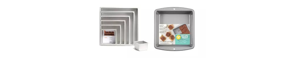 Teglie quadrate e rettangolari