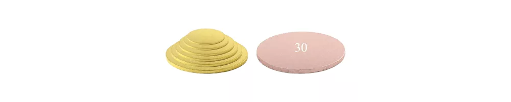 Gold cake drums