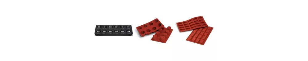 Stampi per madeleine, financier e cannelé