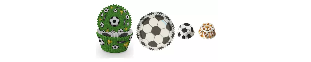 Cupcake-Förmchen Fussball & Sport