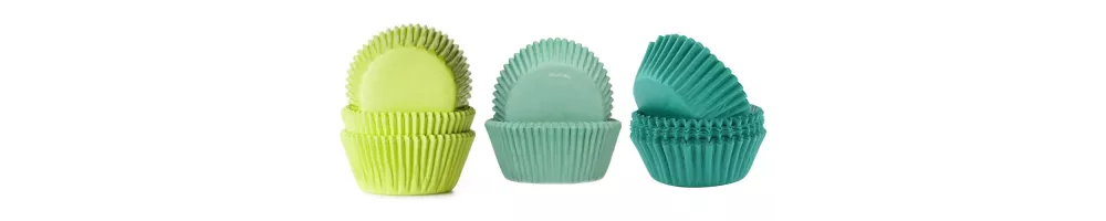 Caissettes vertes & menthe