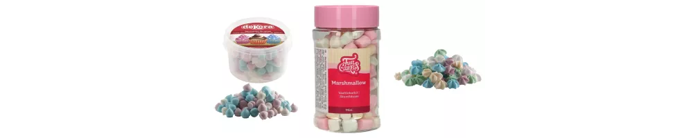 Meringues, guimauves & barbe à papa