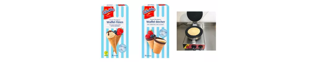 Waffelcornets & Waffelbecher