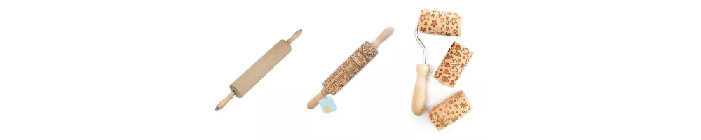 Rolling pins & embossed rollers