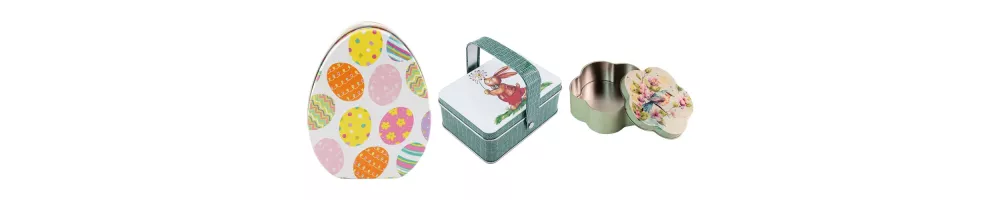 Boîtes à biscuits de Pâques