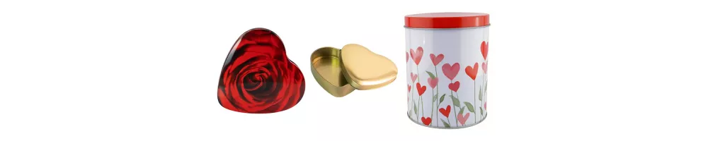 Boîtes cœur & Saint-Valentin