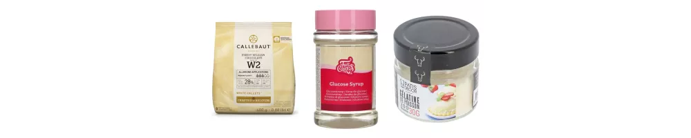 Ingredienti per glassa a specchio