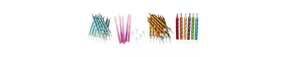 Bougies torsadées & ombrées