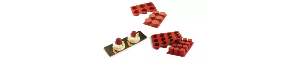 Moules cylindre & tartelettes rondes