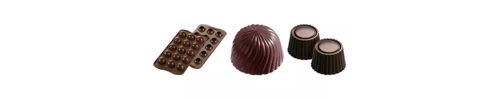 Stampi per praline rotondi e a cupola