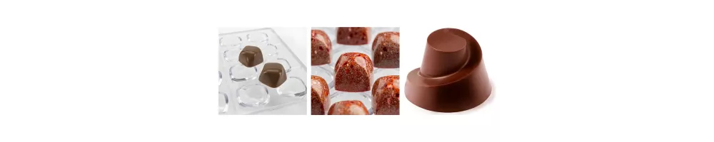 Stampi per praline geometrici e moderni