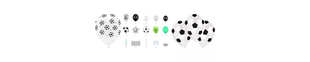 Fussball-Ballone