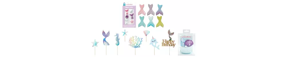 Meerjungfrau-Cake-Topper