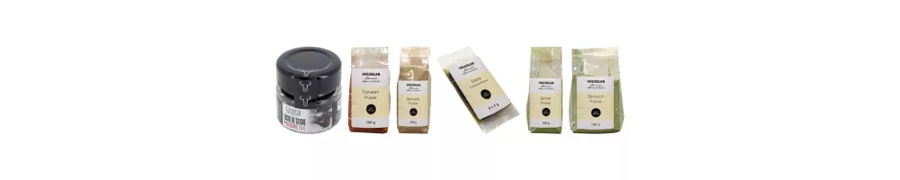 Pasta-Zutaten & Färbepulver