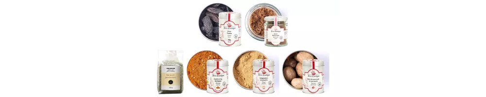Spezie, sale e ingredienti gourmet