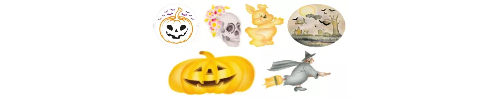 Schablonen Halloween, Weihnachten & Ostern