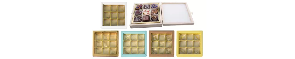 Boxes for 9 pralines