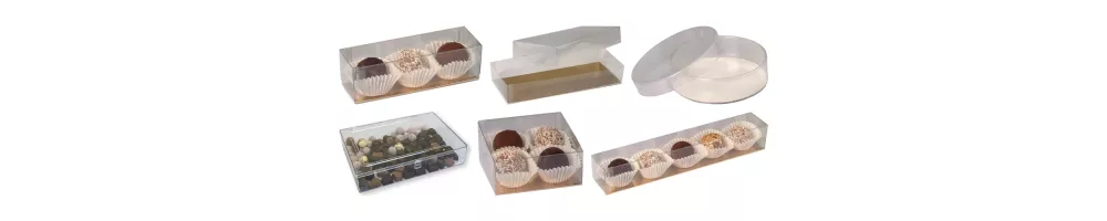 Transparente Pralinenverpackungen
