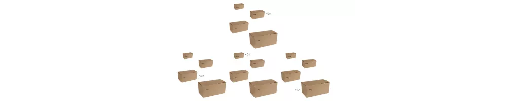 Kraft-Pralinenschachteln nach Gewicht