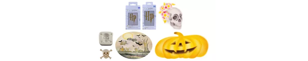 Halloween stencils, moulds & transfer sheets
