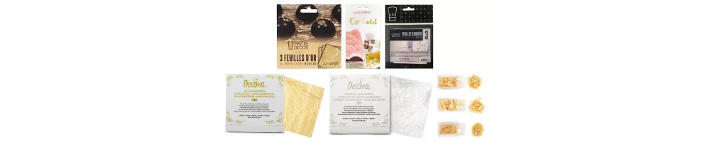 Foglia d'oro e d'argento