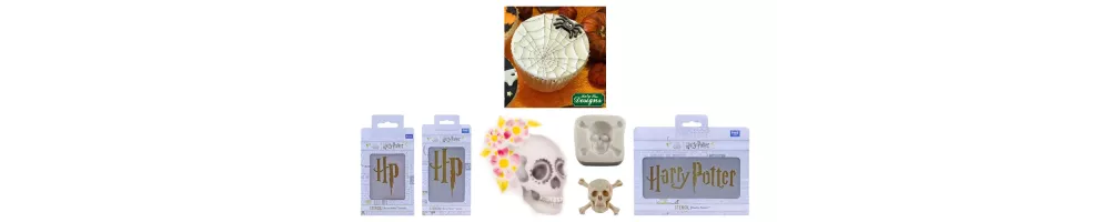 Halloween stencils, moulds & transfer sheets
