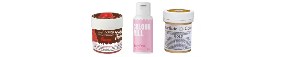 Food colouring for chocolate