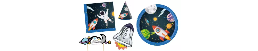 Space and galaxie birthday party
