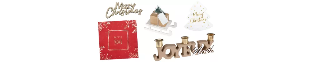Décoration de table pour Noël