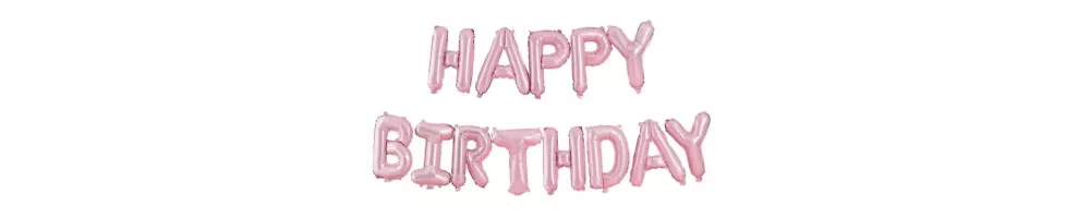 Letter balloons