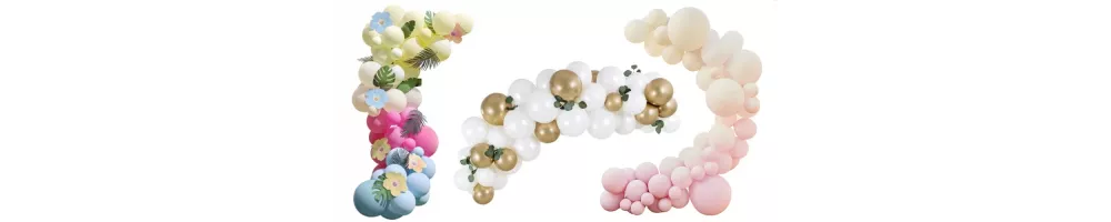Balloon arches, garlands & bouquets