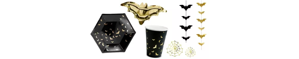Halloween Schwarz und Gold