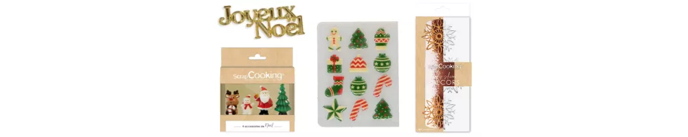 Déco bûche de Noël