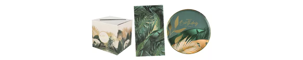 Anniversaire tropical chic 