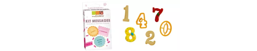 Emporte-pièces numéros & Alphabet