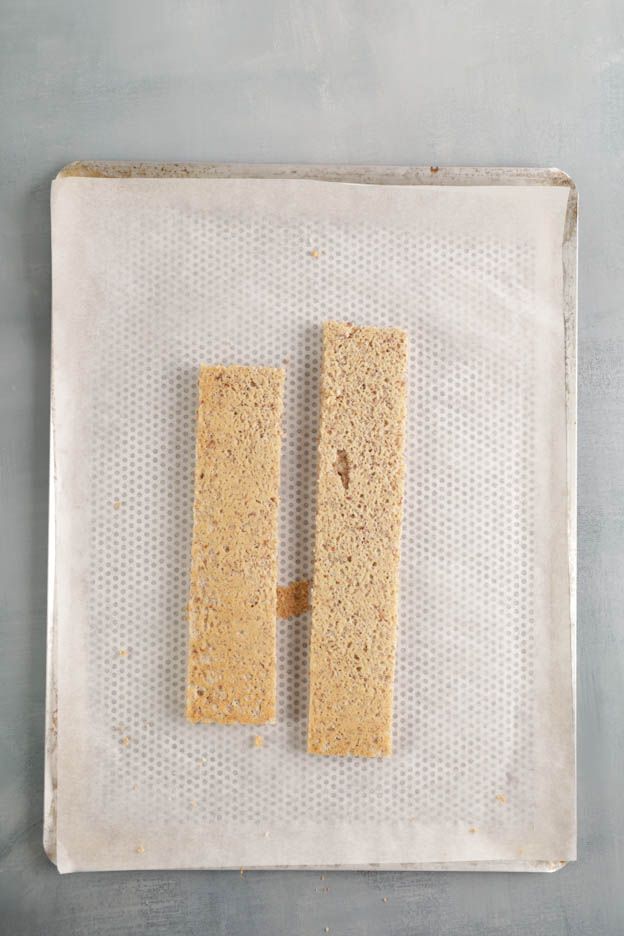 Frozen insert ready to be added to the mousse