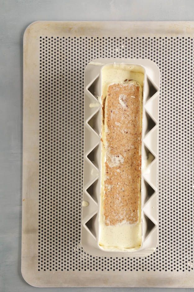 Homogeneous mousse whipped for the yule log