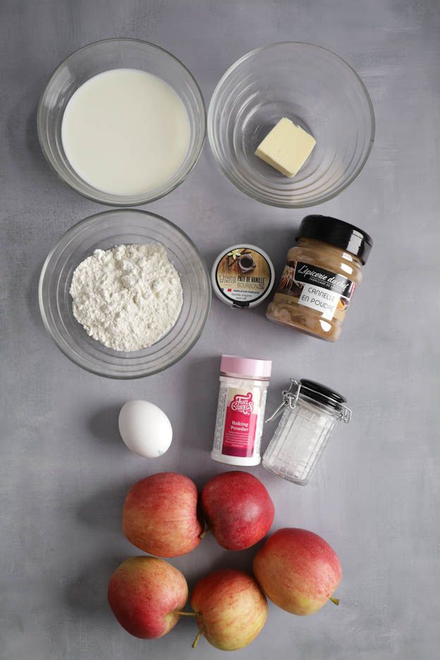 ingredienti frittelle alle mele