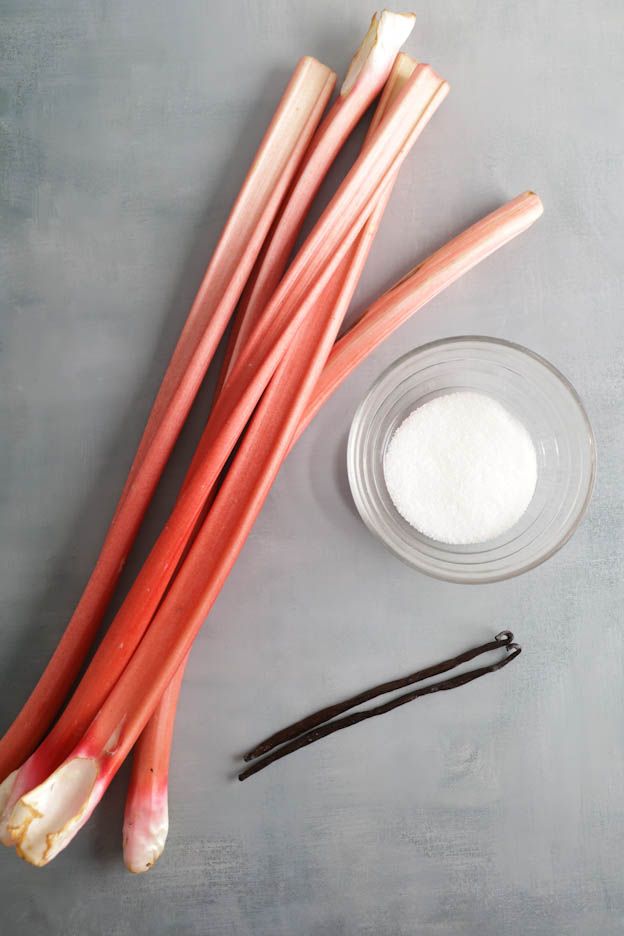 ingredienti brioche vaniglia rabarbaro